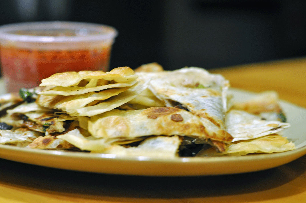 pork-quesadillas-with-salsa