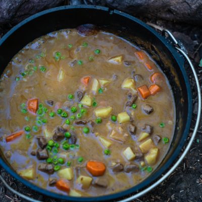 Venison Stew on the Campfire