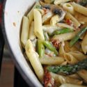 Asparagus/Brie Pasta - The Rocky Mountain Woman