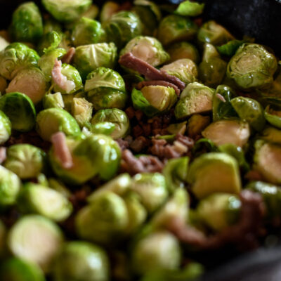Brussel Sprouts with Pancetta