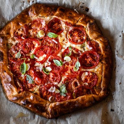 Tomato Goat Cheese Galette