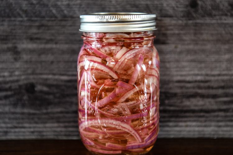 pickled red onions