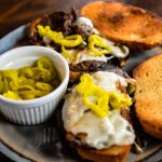 Elk Cheese Steak Sandwiches